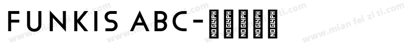 Funkis ABC字体转换